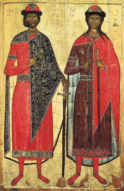 [Boris and Gleb, XIV-c icon from the Russian Museum]